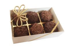 Rahm-Truffes mit Moringa, 6er Schachtel
